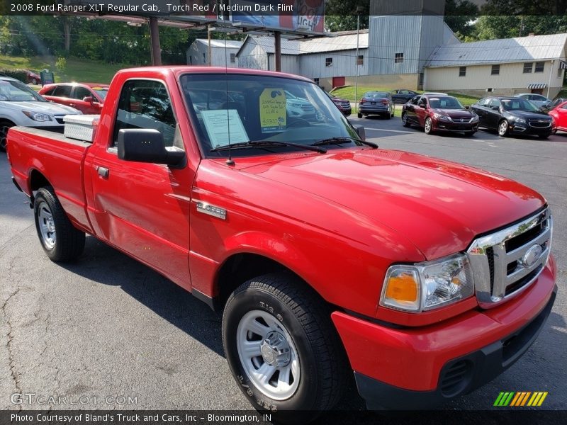 Torch Red / Medium Dark Flint 2008 Ford Ranger XLT Regular Cab