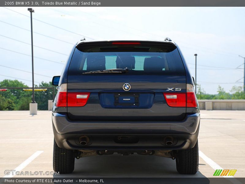 Toledo Blue Metallic / Sand Beige 2005 BMW X5 3.0i