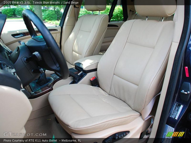 Toledo Blue Metallic / Sand Beige 2005 BMW X5 3.0i