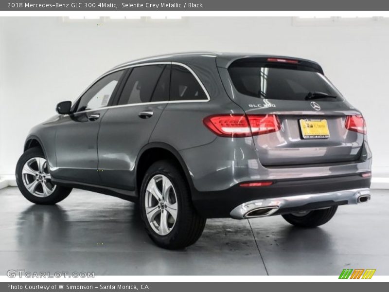 Selenite Grey Metallic / Black 2018 Mercedes-Benz GLC 300 4Matic
