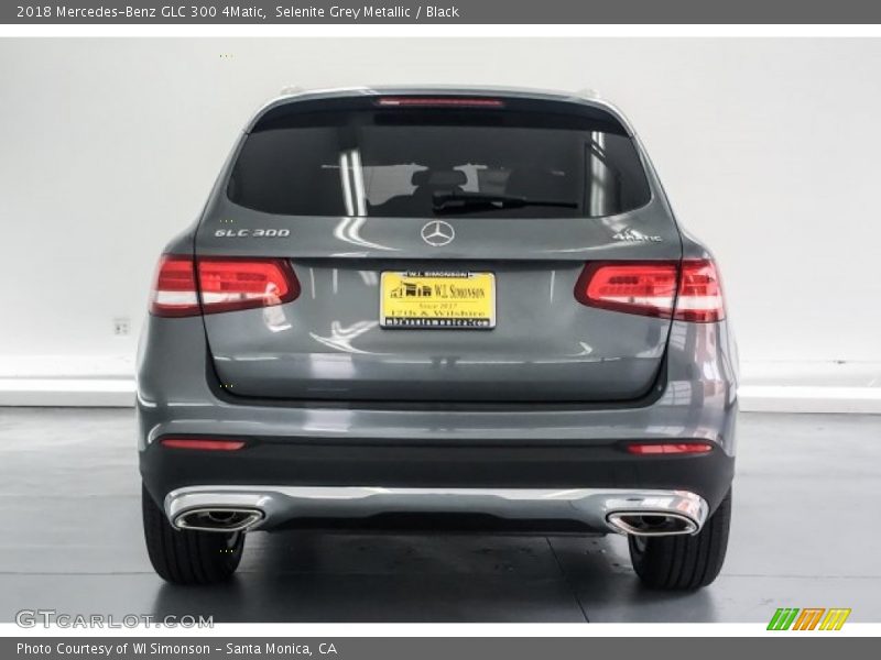 Selenite Grey Metallic / Black 2018 Mercedes-Benz GLC 300 4Matic