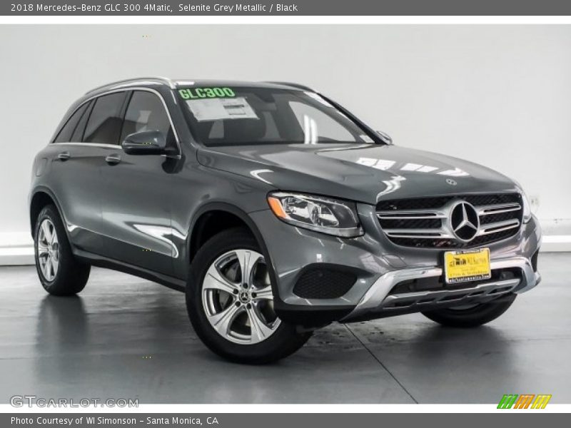 Selenite Grey Metallic / Black 2018 Mercedes-Benz GLC 300 4Matic