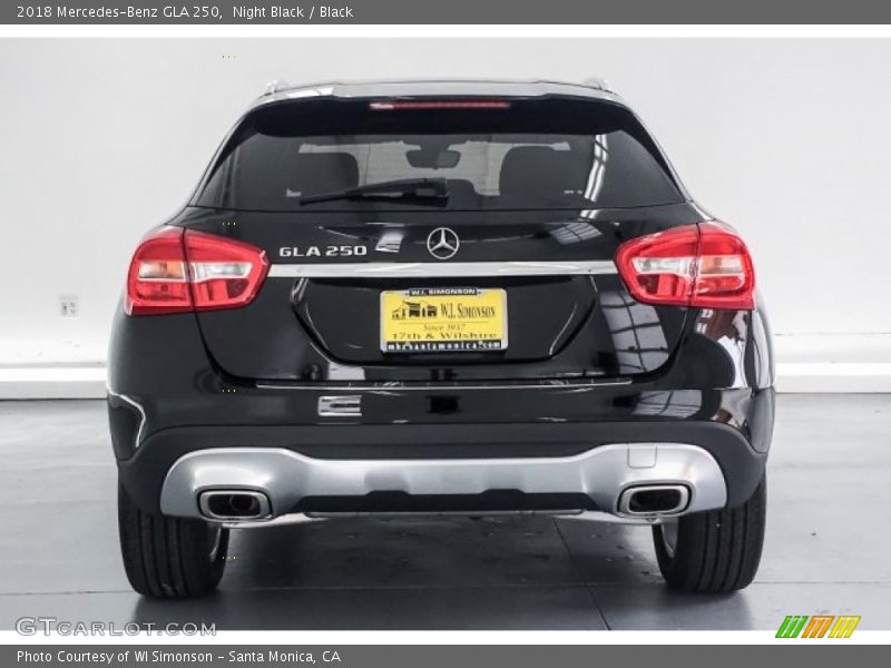 Night Black / Black 2018 Mercedes-Benz GLA 250