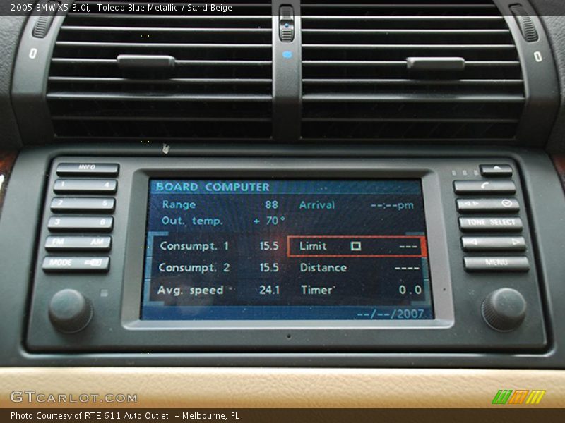 Toledo Blue Metallic / Sand Beige 2005 BMW X5 3.0i