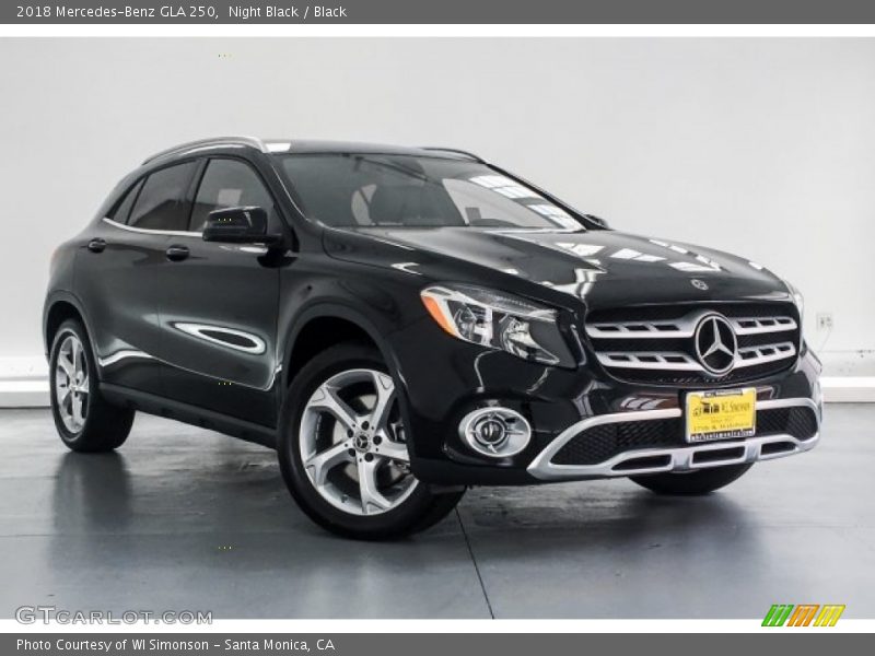 Night Black / Black 2018 Mercedes-Benz GLA 250