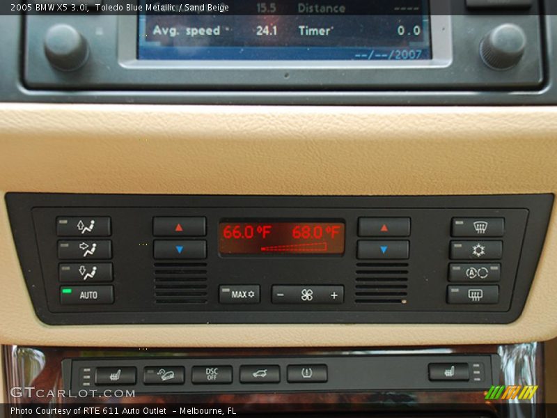 Toledo Blue Metallic / Sand Beige 2005 BMW X5 3.0i