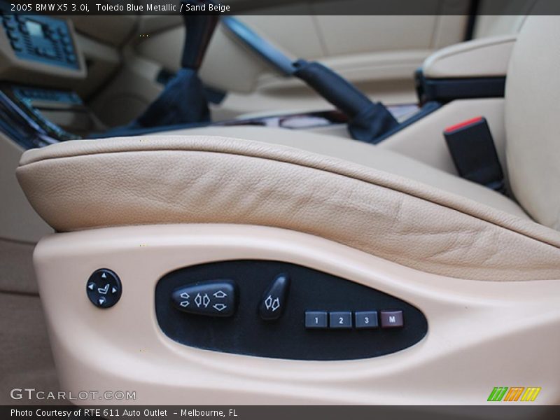 Toledo Blue Metallic / Sand Beige 2005 BMW X5 3.0i