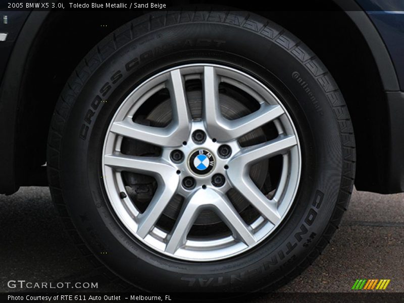 Toledo Blue Metallic / Sand Beige 2005 BMW X5 3.0i