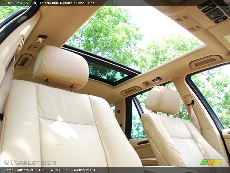Toledo Blue Metallic / Sand Beige 2005 BMW X5 3.0i