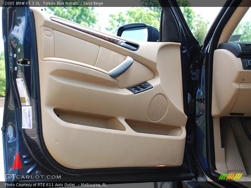 Toledo Blue Metallic / Sand Beige 2005 BMW X5 3.0i