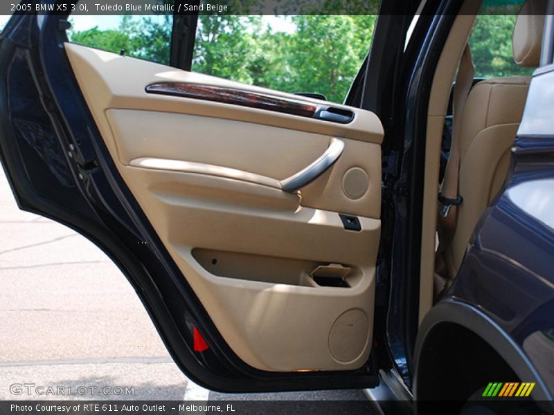 Toledo Blue Metallic / Sand Beige 2005 BMW X5 3.0i