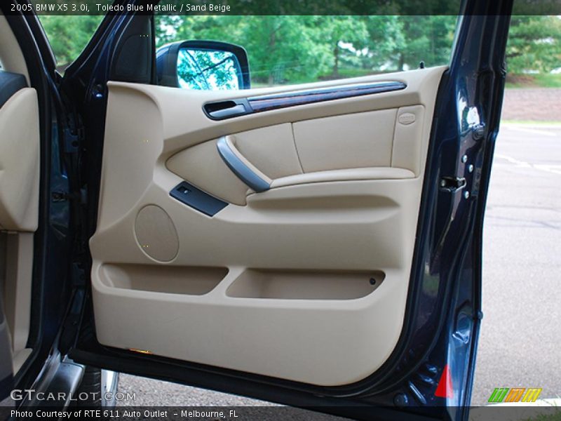 Toledo Blue Metallic / Sand Beige 2005 BMW X5 3.0i