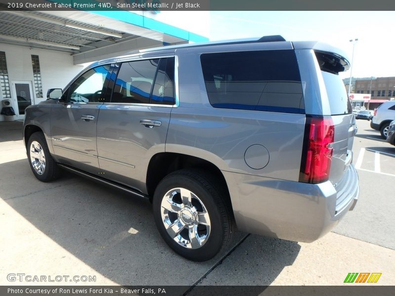 Satin Steel Metallic / Jet Black 2019 Chevrolet Tahoe Premier 4WD
