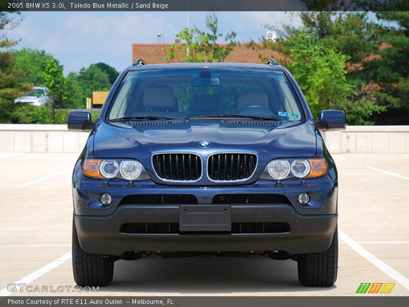 Toledo Blue Metallic / Sand Beige 2005 BMW X5 3.0i