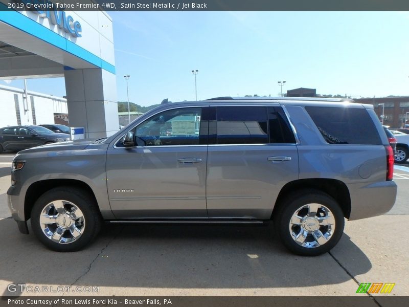 Satin Steel Metallic / Jet Black 2019 Chevrolet Tahoe Premier 4WD