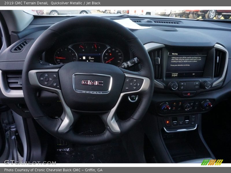 Quicksilver Metallic / Jet Black 2019 GMC Terrain Denali