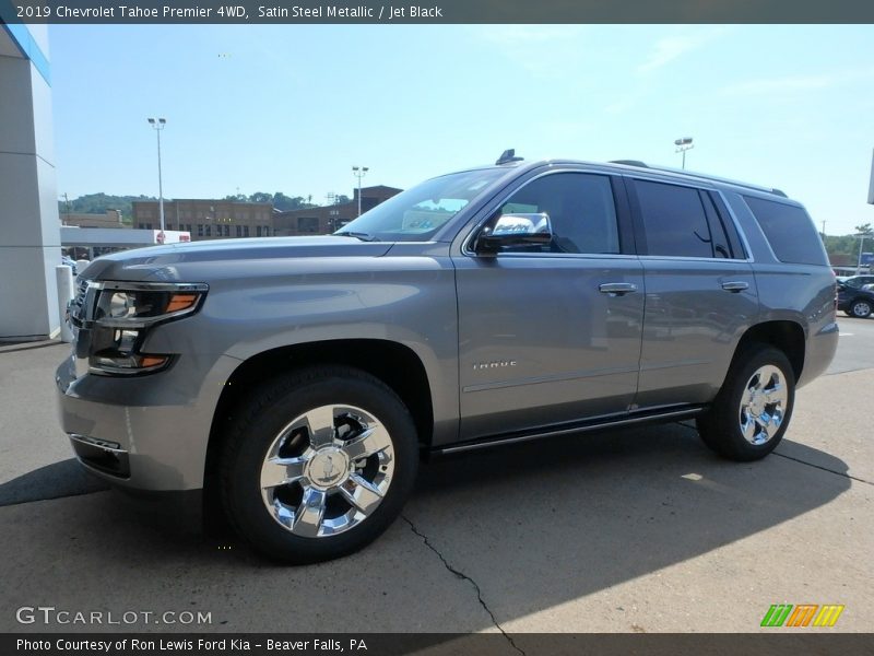 Satin Steel Metallic / Jet Black 2019 Chevrolet Tahoe Premier 4WD
