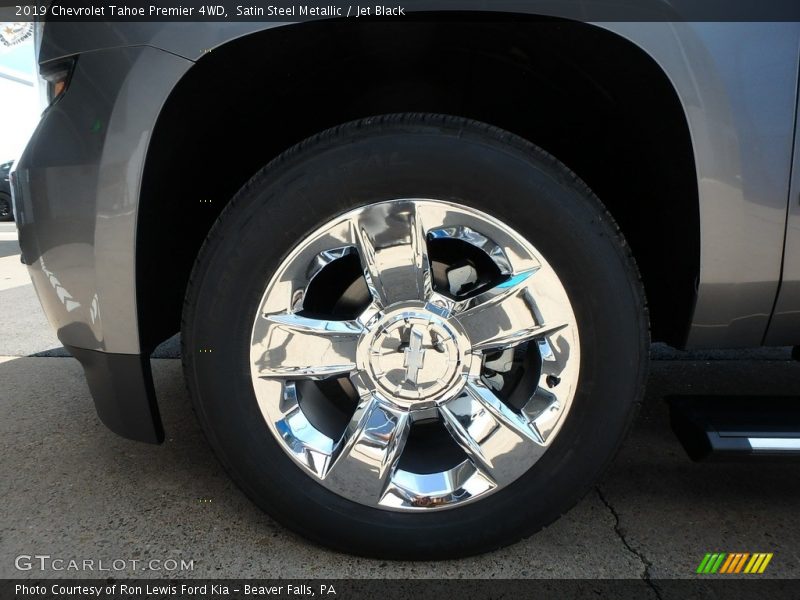Satin Steel Metallic / Jet Black 2019 Chevrolet Tahoe Premier 4WD