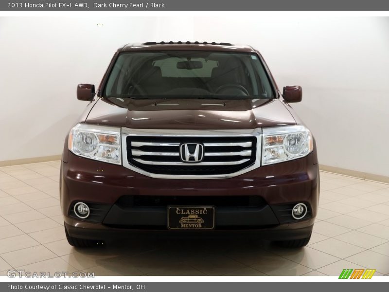 Dark Cherry Pearl / Black 2013 Honda Pilot EX-L 4WD