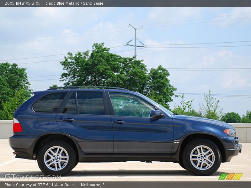 Toledo Blue Metallic / Sand Beige 2005 BMW X5 3.0i