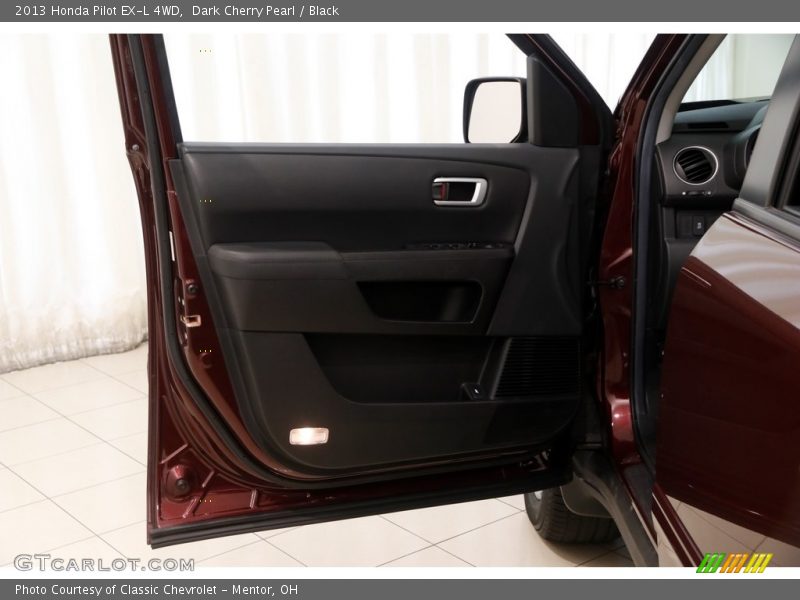 Dark Cherry Pearl / Black 2013 Honda Pilot EX-L 4WD