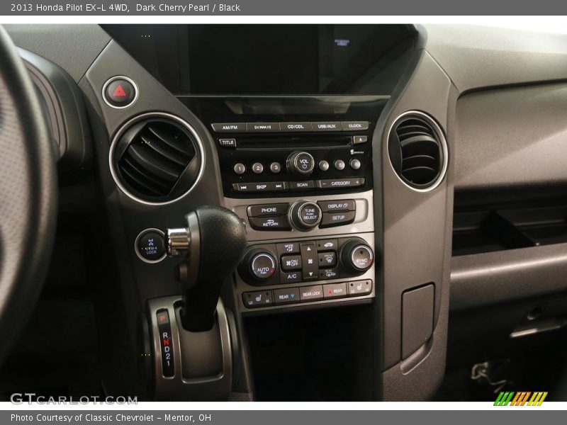 Dark Cherry Pearl / Black 2013 Honda Pilot EX-L 4WD
