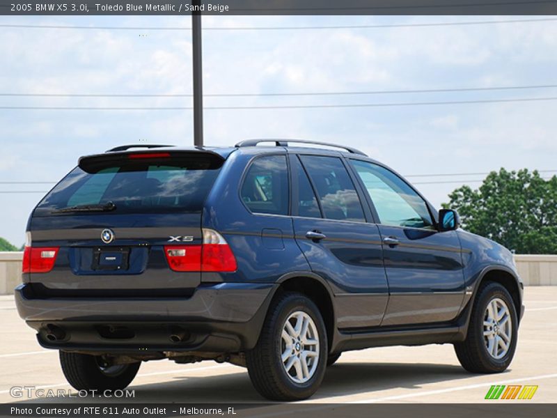 Toledo Blue Metallic / Sand Beige 2005 BMW X5 3.0i
