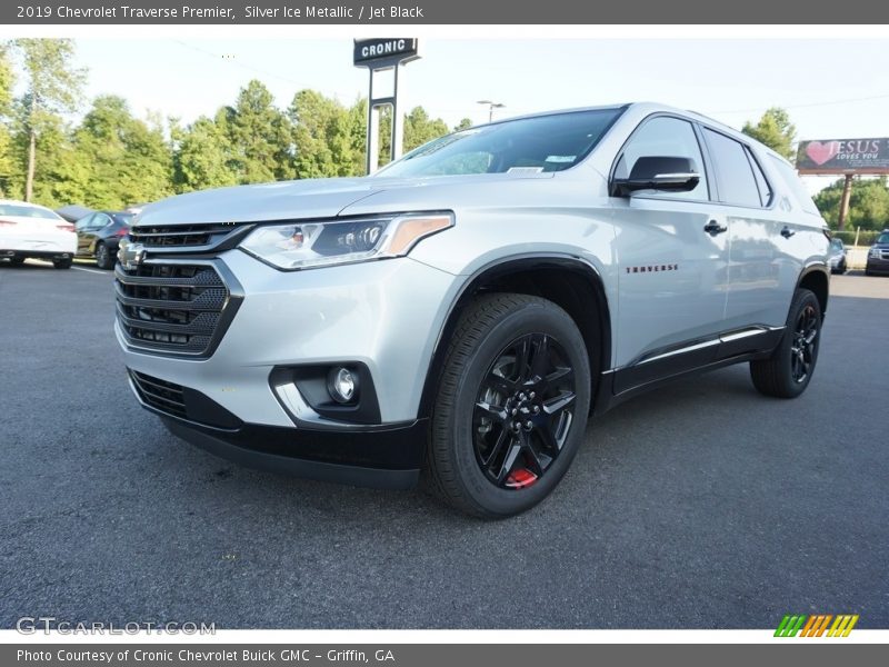 Silver Ice Metallic / Jet Black 2019 Chevrolet Traverse Premier