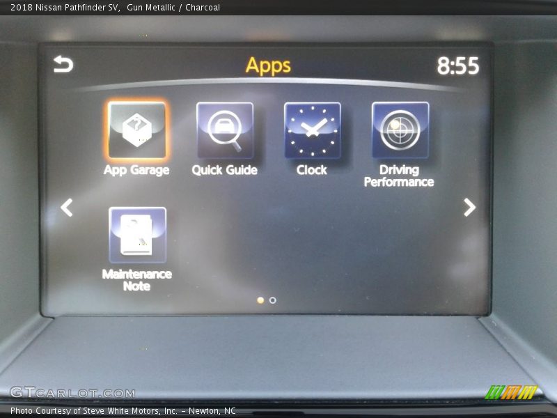 Gun Metallic / Charcoal 2018 Nissan Pathfinder SV