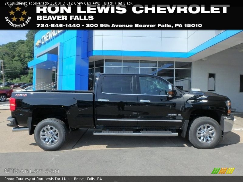 Black / Jet Black 2019 Chevrolet Silverado 2500HD LTZ Crew Cab 4WD