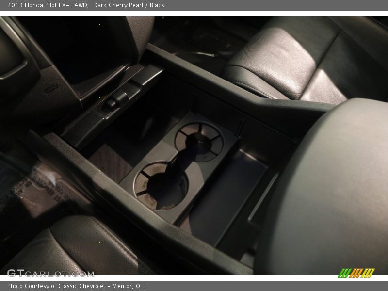 Dark Cherry Pearl / Black 2013 Honda Pilot EX-L 4WD