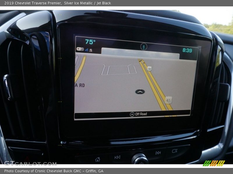 Navigation of 2019 Traverse Premier