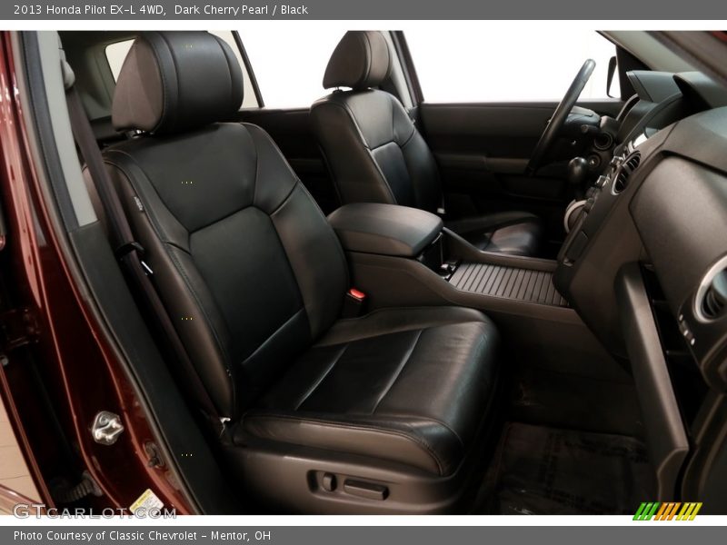 Dark Cherry Pearl / Black 2013 Honda Pilot EX-L 4WD