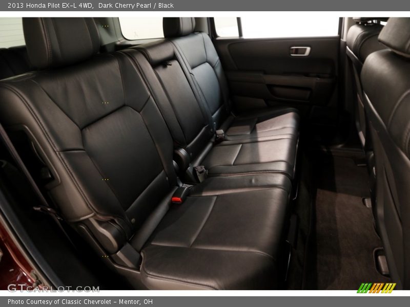 Dark Cherry Pearl / Black 2013 Honda Pilot EX-L 4WD