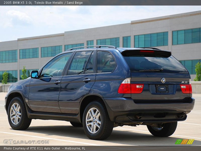 Toledo Blue Metallic / Sand Beige 2005 BMW X5 3.0i