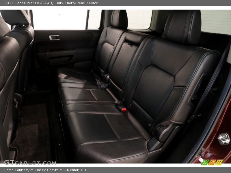 Dark Cherry Pearl / Black 2013 Honda Pilot EX-L 4WD