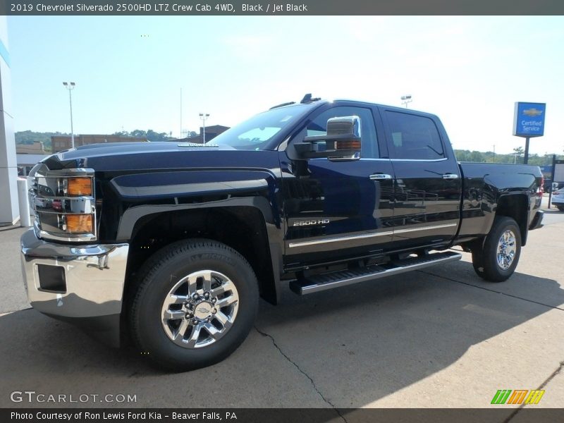 Black / Jet Black 2019 Chevrolet Silverado 2500HD LTZ Crew Cab 4WD