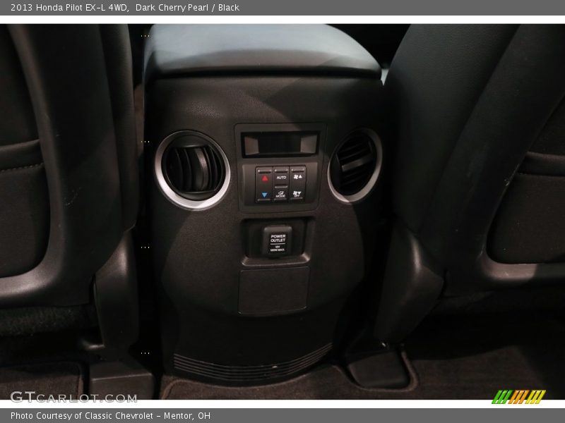 Dark Cherry Pearl / Black 2013 Honda Pilot EX-L 4WD