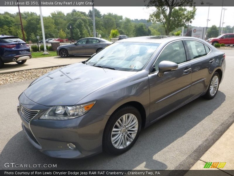 Nebula Gray Pearl / Light Gray 2013 Lexus ES 350