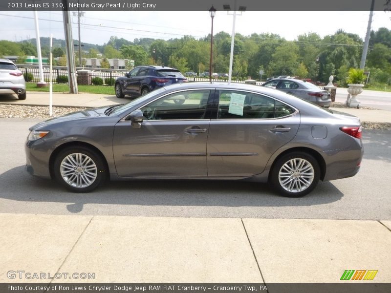 Nebula Gray Pearl / Light Gray 2013 Lexus ES 350