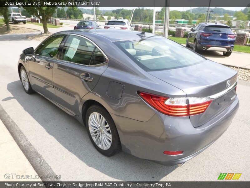Nebula Gray Pearl / Light Gray 2013 Lexus ES 350