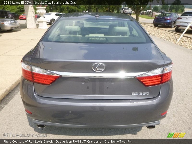 Nebula Gray Pearl / Light Gray 2013 Lexus ES 350