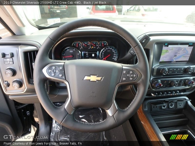 Black / Jet Black 2019 Chevrolet Silverado 2500HD LTZ Crew Cab 4WD