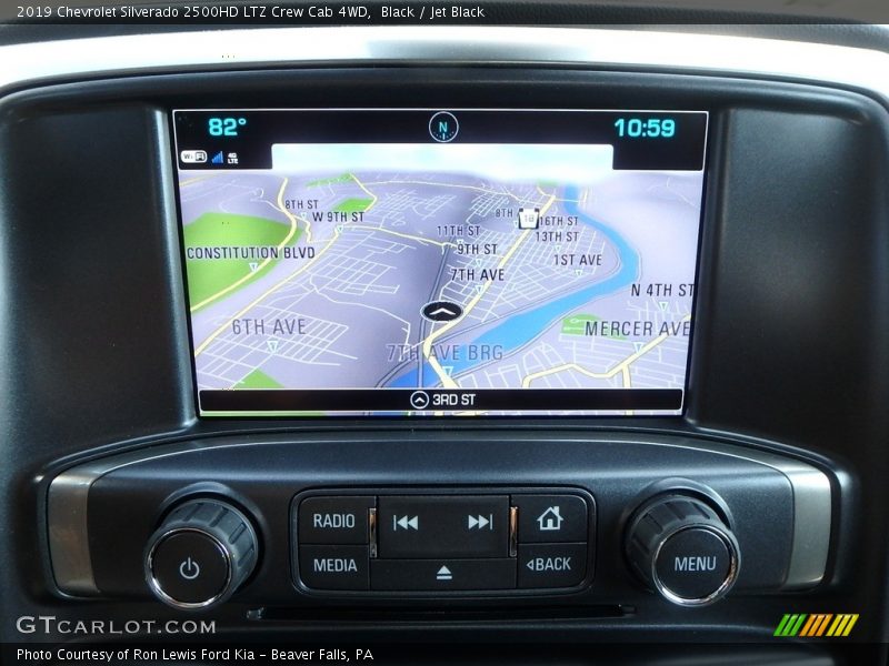Black / Jet Black 2019 Chevrolet Silverado 2500HD LTZ Crew Cab 4WD