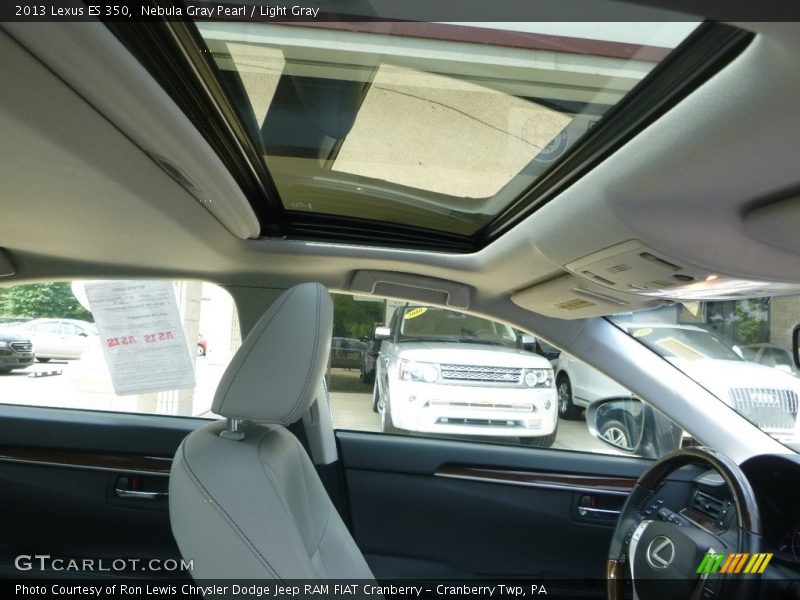 Nebula Gray Pearl / Light Gray 2013 Lexus ES 350