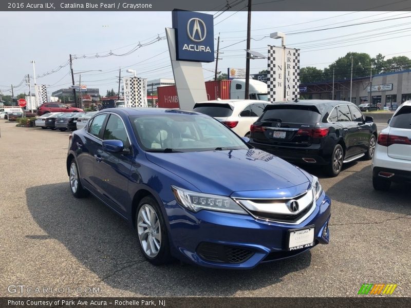 Catalina Blue Pearl / Graystone 2016 Acura ILX