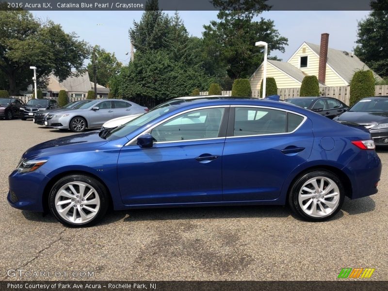 Catalina Blue Pearl / Graystone 2016 Acura ILX