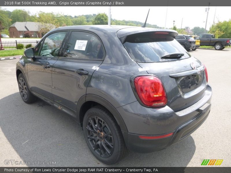 Grigio Graphite (Graphite Grey) / Black 2018 Fiat 500X Trekking AWD