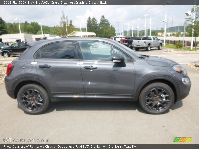 Grigio Graphite (Graphite Grey) / Black 2018 Fiat 500X Trekking AWD