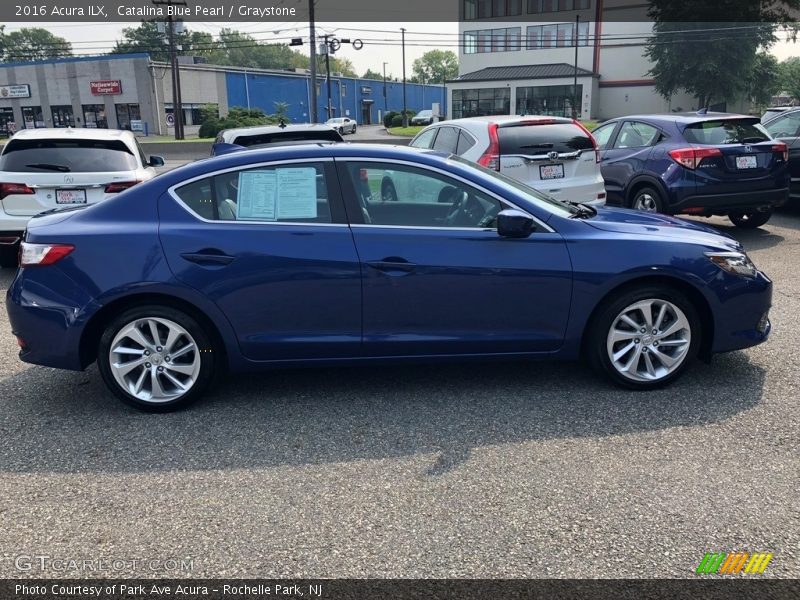 Catalina Blue Pearl / Graystone 2016 Acura ILX
